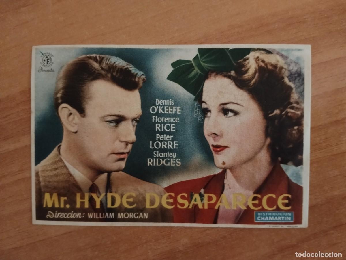 Cine: ROSA-PROGRAMA DE CINE --MR HYDE DESAPARCE ct