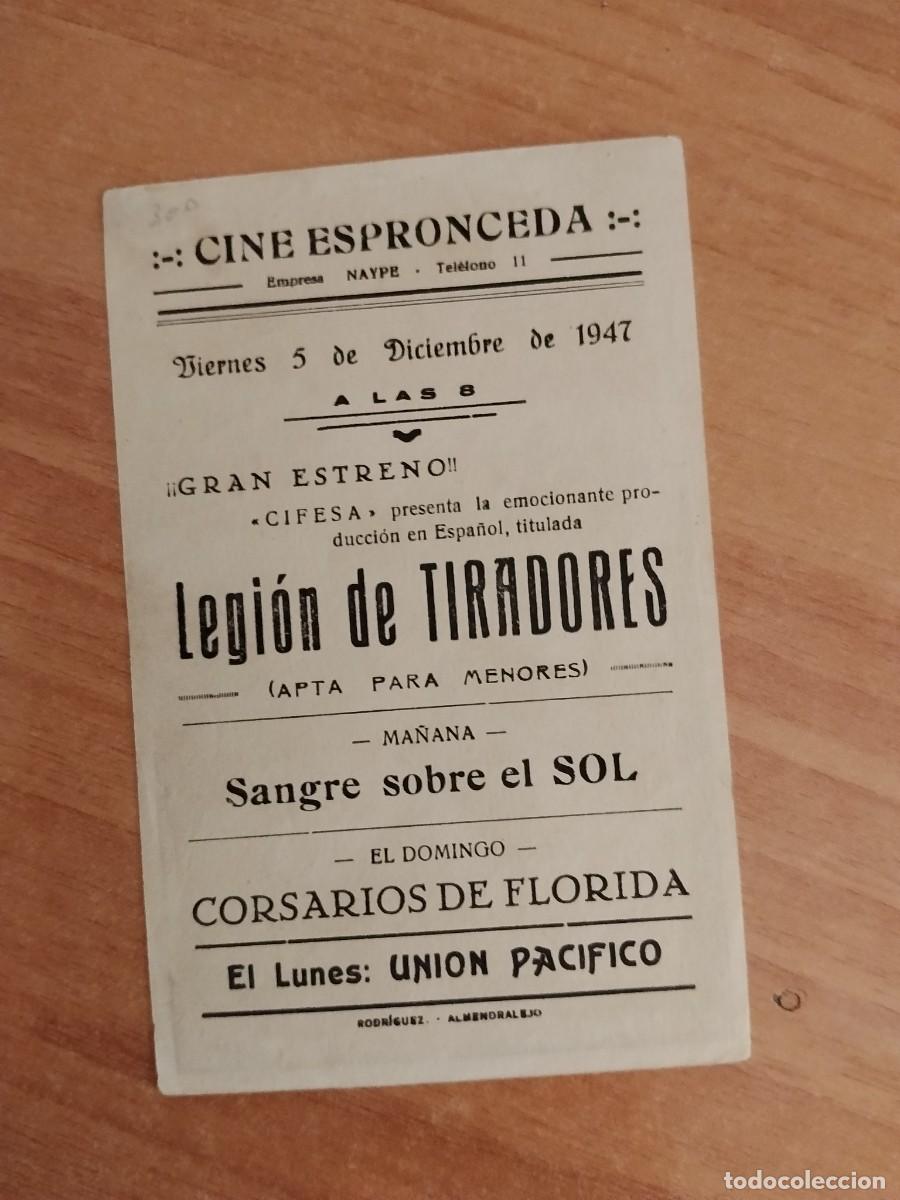 Cine: ROSA-PROGRAMA DE CINE --LEGION DE TIRADORES ct - Foto 2
