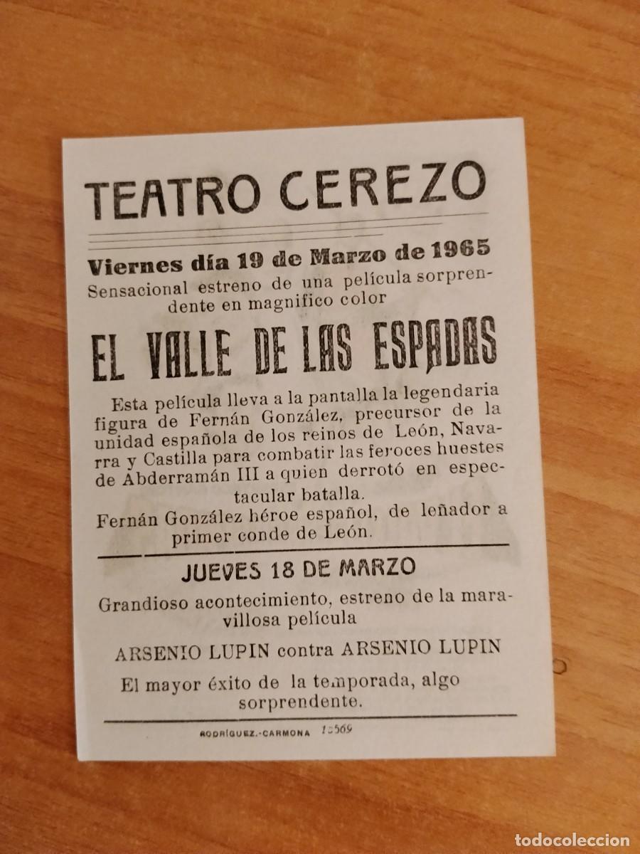 Cine: ROSA-PROGRAMA DE CINE --EL VALLE DE LAS ESPADAS ct - Foto 2
