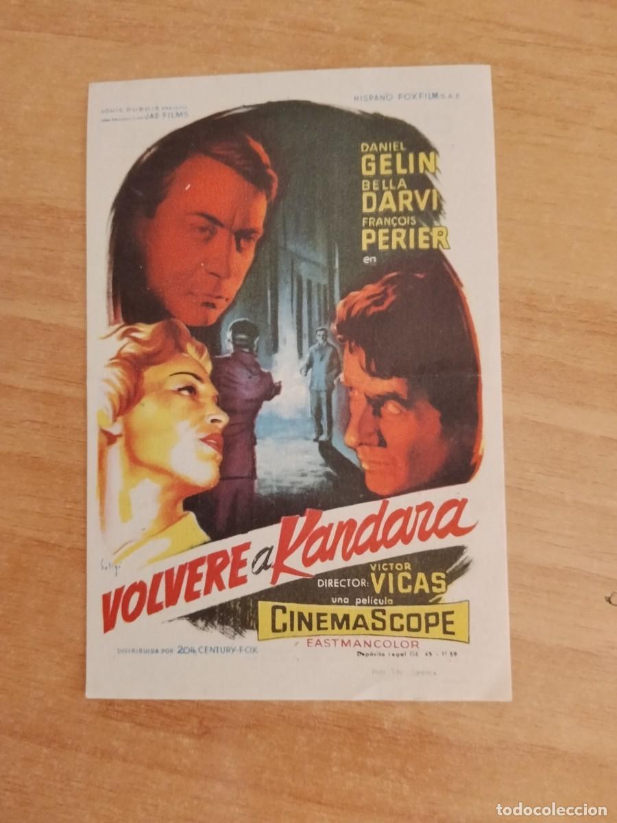 Cine: ROSA-PROGRAMA DE CINE --VOLVERE A KANDARA ct - Foto 1