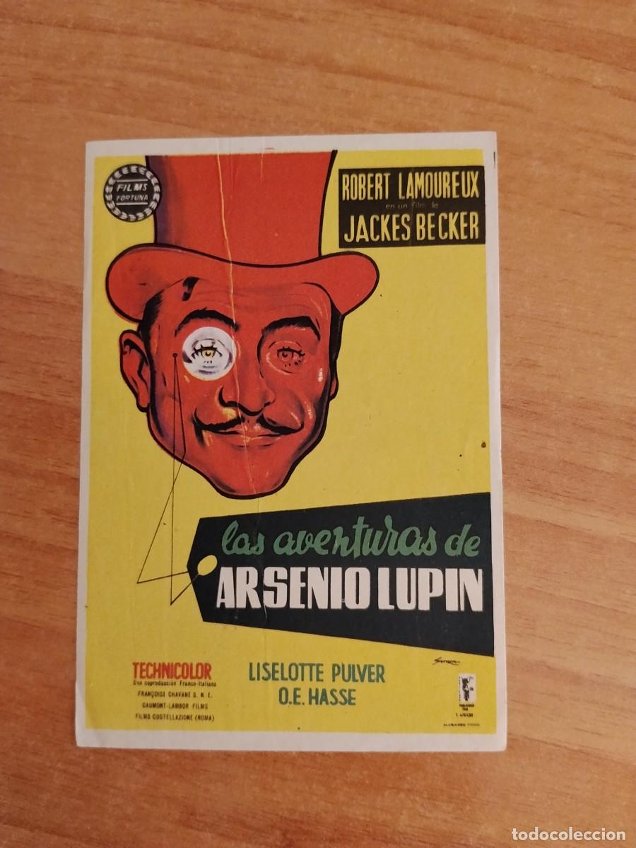 Cine: ROSA-PROGRAMA DE CINE --LAS AVENTURAS DE ARSENIO LUPIN