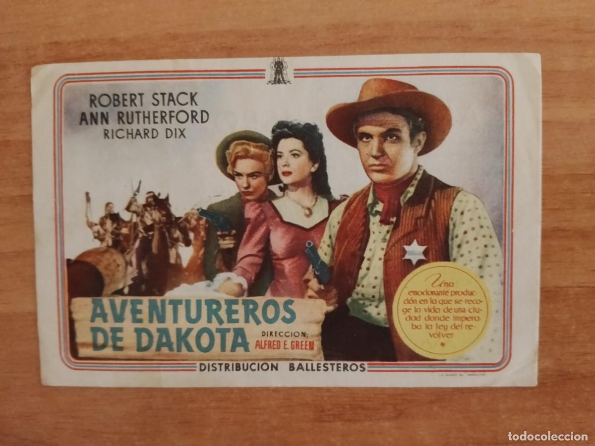 Cine: ROSA-PROGRAMA DE CINE --AVENTUREROS DE DAKOTA ct
