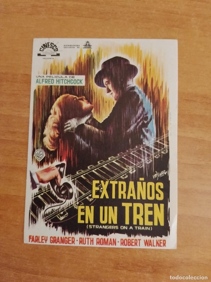 Cine: ROSA-PROGRAMA DE CINE --EXTRA&Ntilde;OS EN UN TREN
