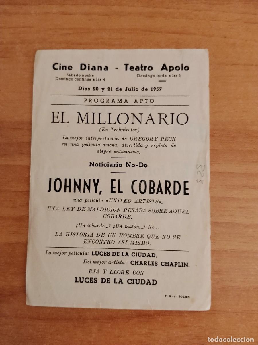 Cine: ROSA-PROGRAMA DE CINE --JOHNNY EL COBARDE ct - Foto 2