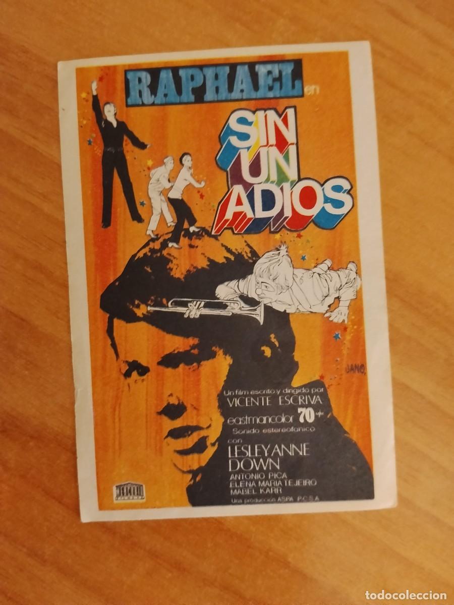 Cine: ROSA-PROGRAMA DE CINE --SIN UN ADIOS