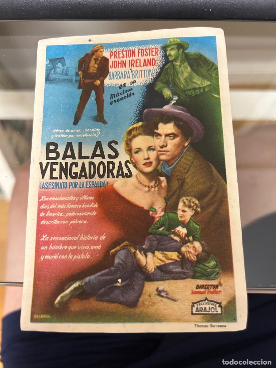 Cine: &ordm;172 balas vengadoras con sello barcelona buen estado