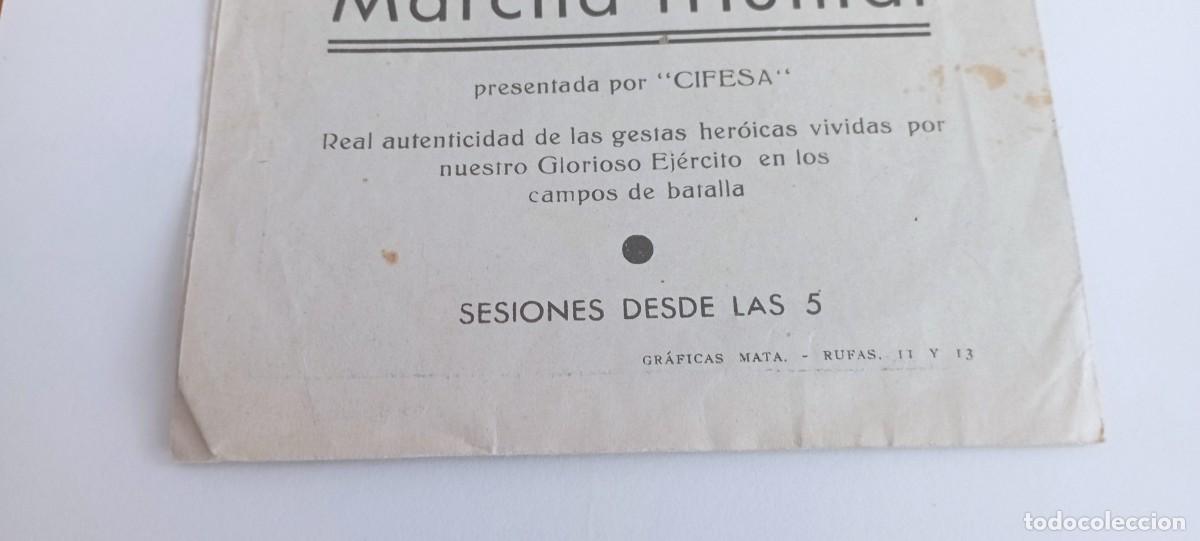 Cine: Programa de mano Marcha triunfal de cifesA - Foto 5