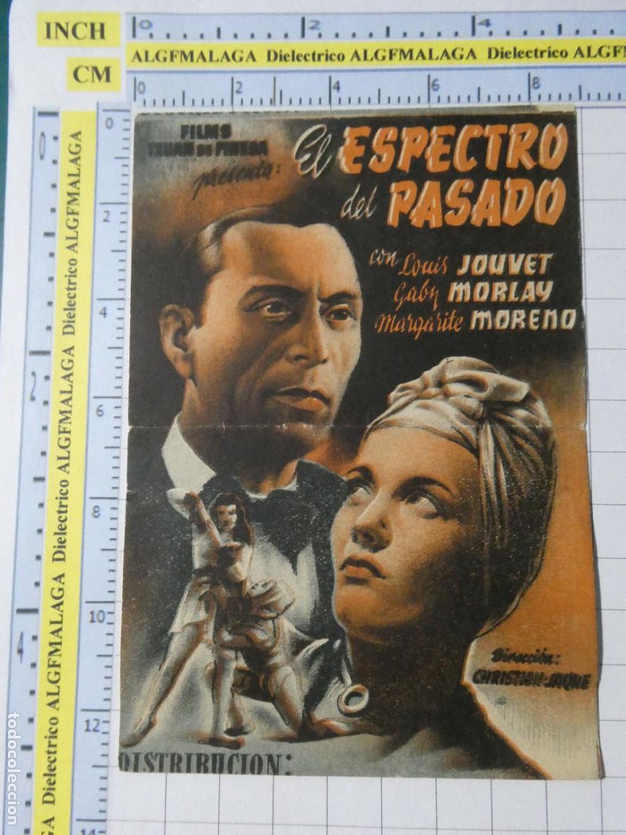 Cine: PROGRAMA DE MANO. CINE. PEL&Iacute;CULA. EL ESPECTRO DEL PASADO. CINE GOYA. 419
