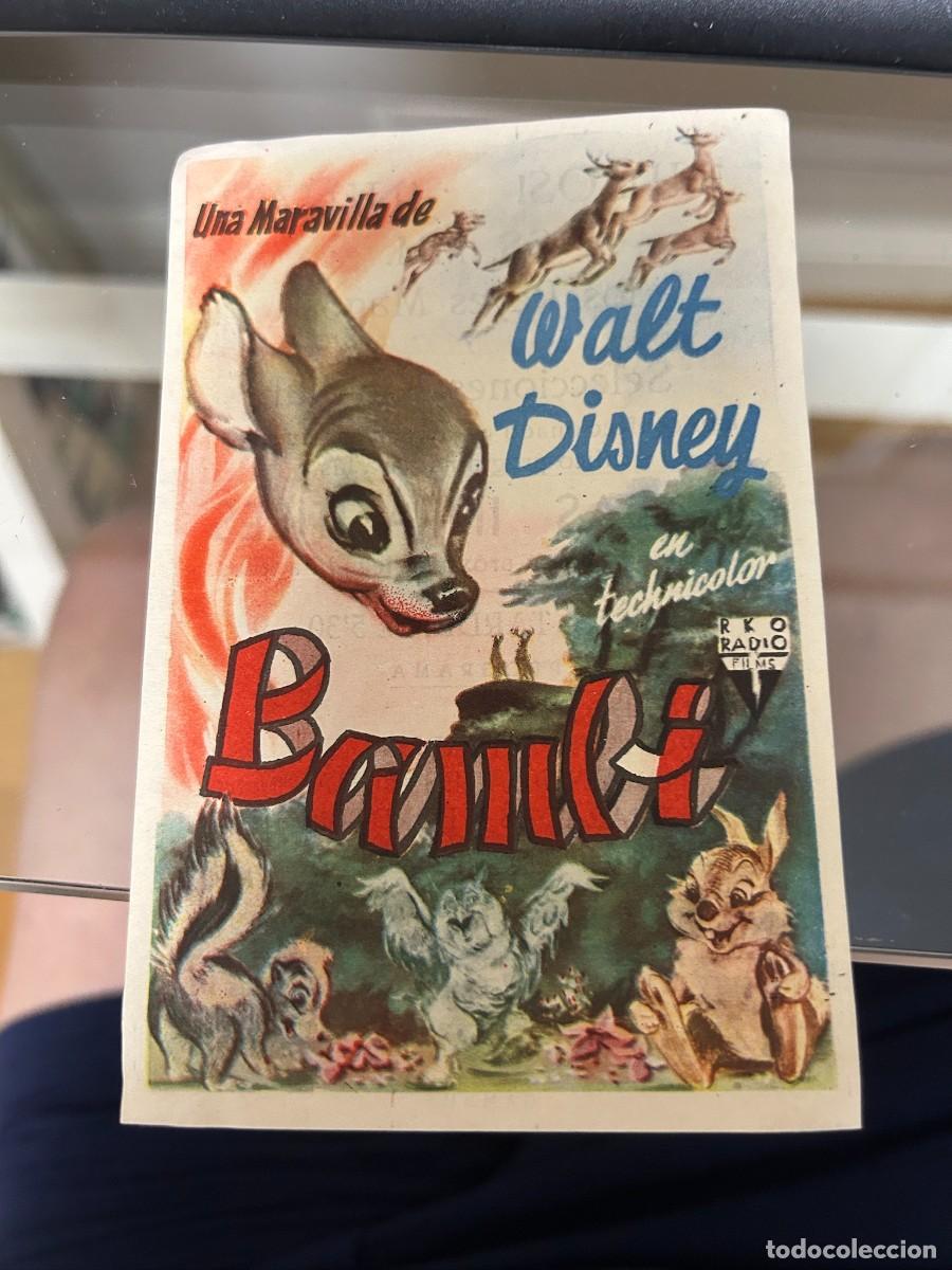Cine: &ordm;173 bambi cine kursaal reus zon publicidad buen estado