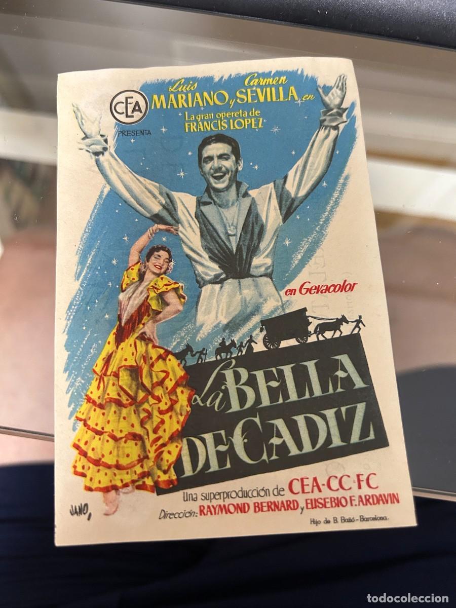 Cine: &ordm;182 la bella de cadiz cine avenida barcelona correcto con publicidad