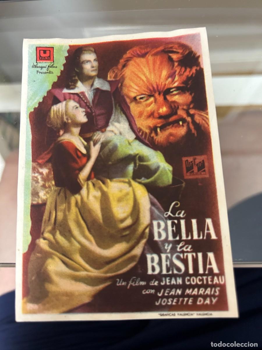 Cine: &ordm;184 la bella y la bestia cine alhambra zaragoza con publicidad buen estado