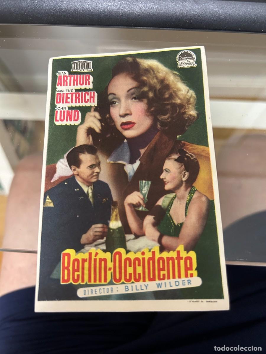 Cine: &ordm;187 berlin-occidente cine monterrosa reus con publicidad buen estado