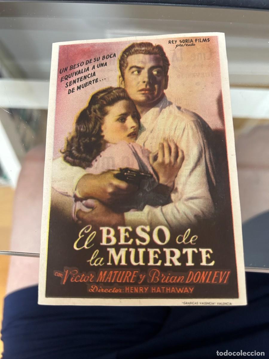 Cine: &ordm;188 el beso de la muerte cine la calandria masnou con publicidad buen estado