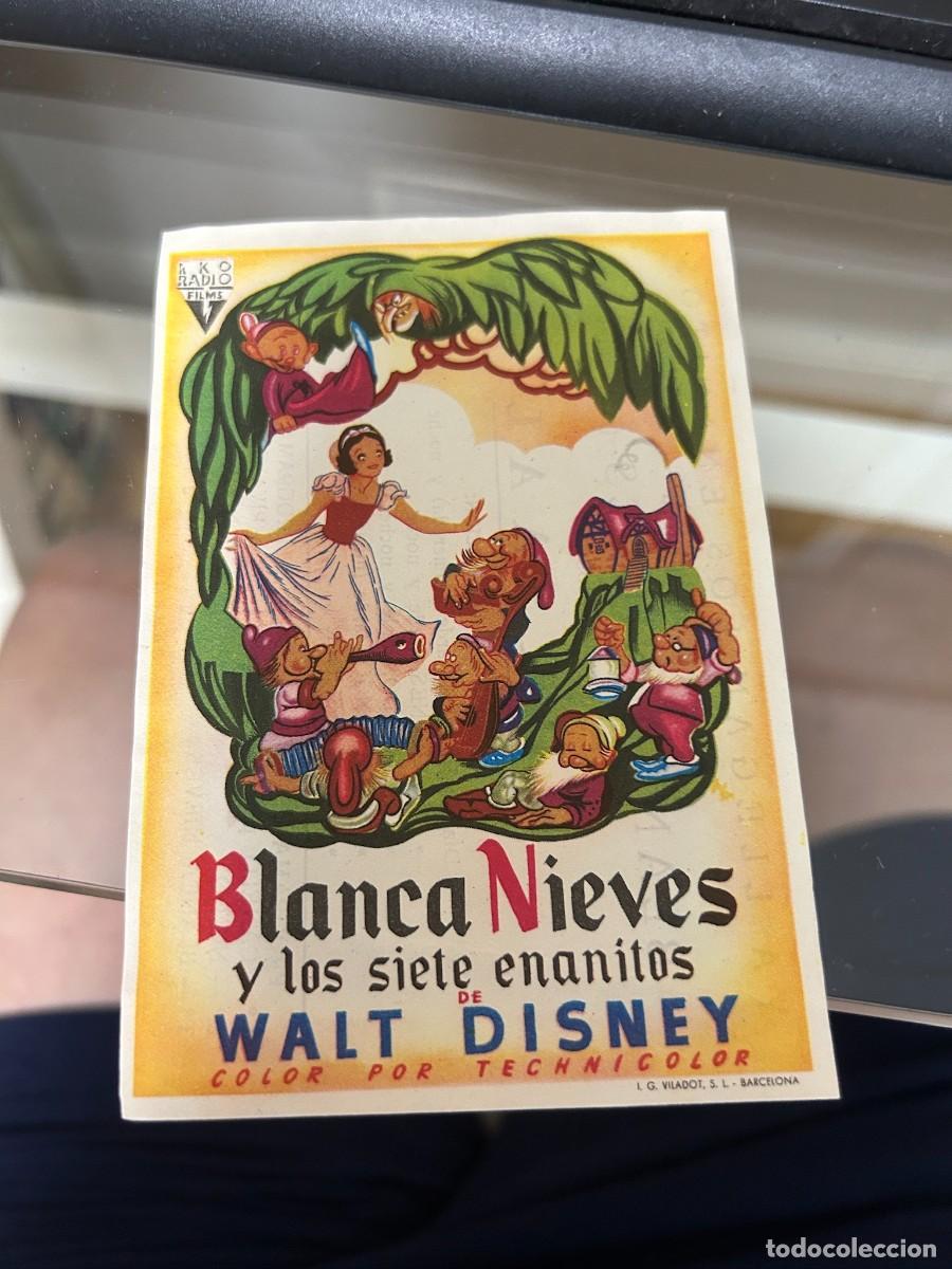 Cine: &ordm;193 blanca nieves cine kursaal reus con publicidad buen estado