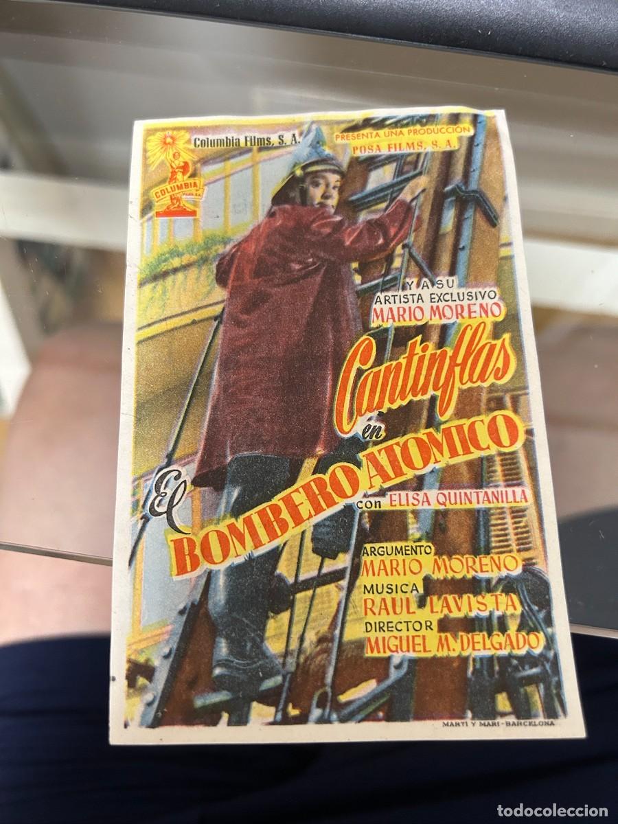 Cine: &ordm;196 bombero atomico cantinflas coliseo olimpia granada con publicidad buen estado