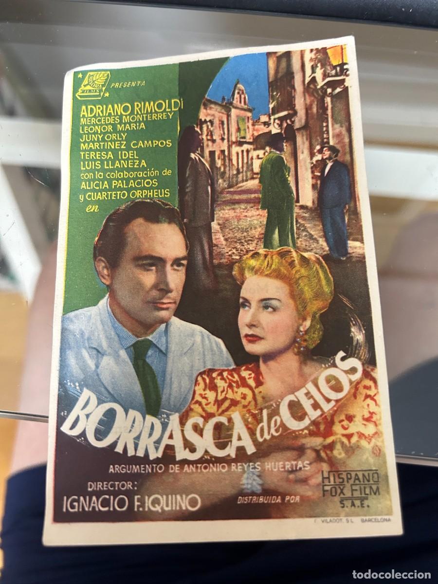 Cine: &ordm;197 borrasca de celos cinema goya zaragoza con publicidad buen estado