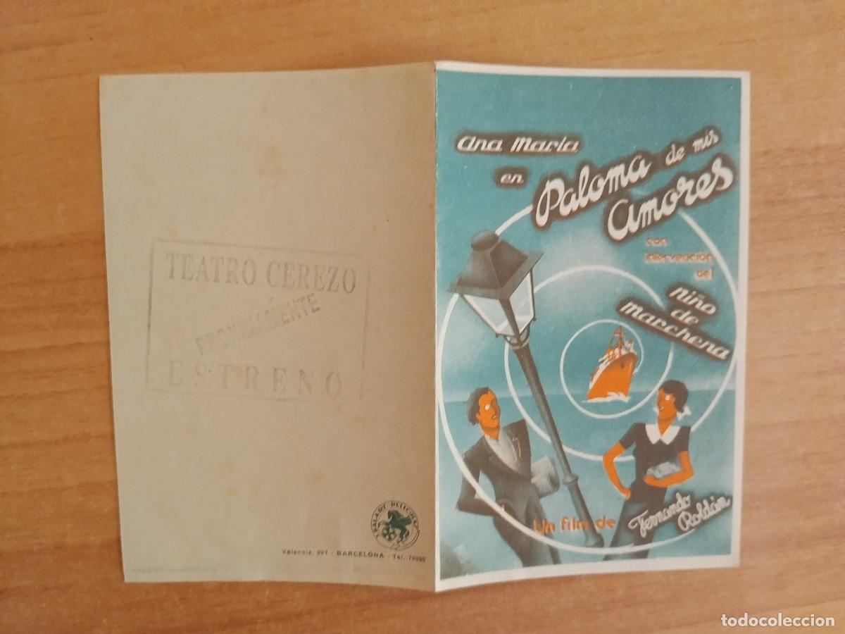 Cine: TURQ-PROGRAMA DE CINE --PALOMA DE MIS AMORES