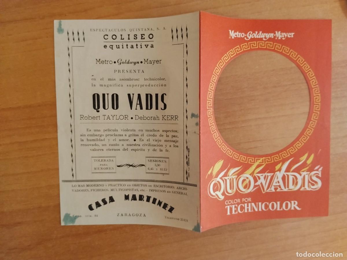Cine: TURQ-PROGRAMA DE CINE --QUO VADIS