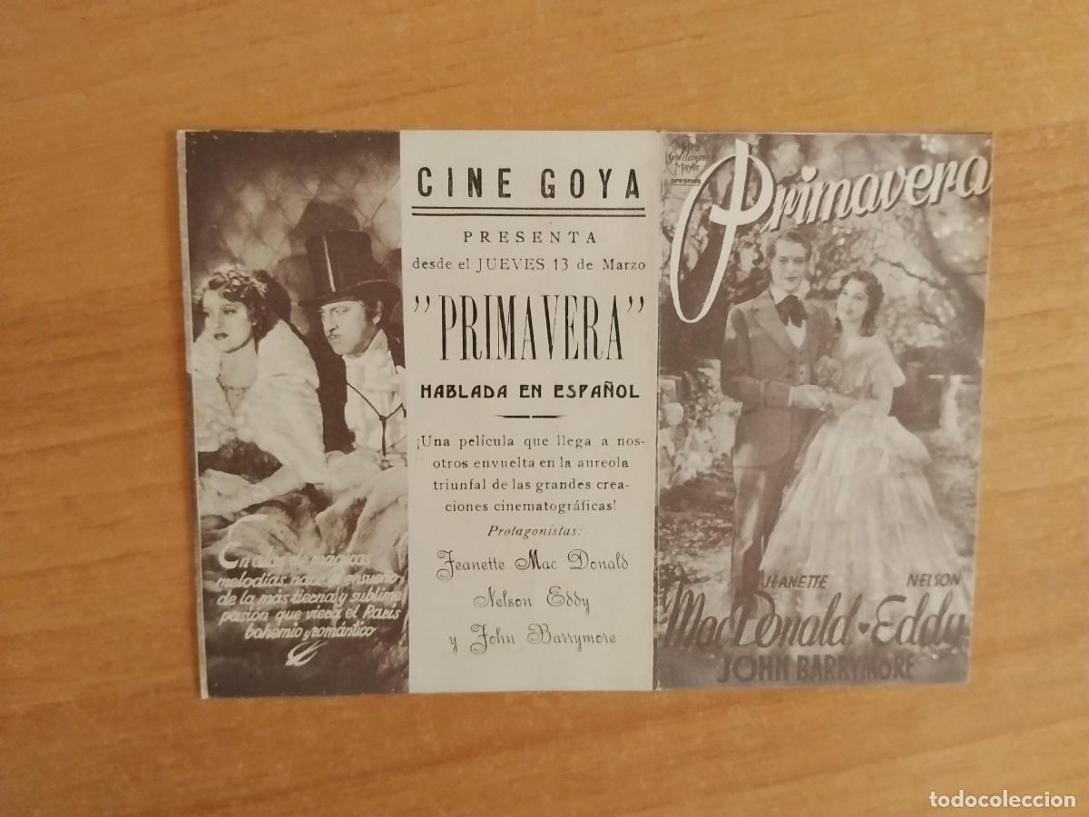 Cine: TURQ-PROGRAMA DE CINE --PRIMAVERA (marron)