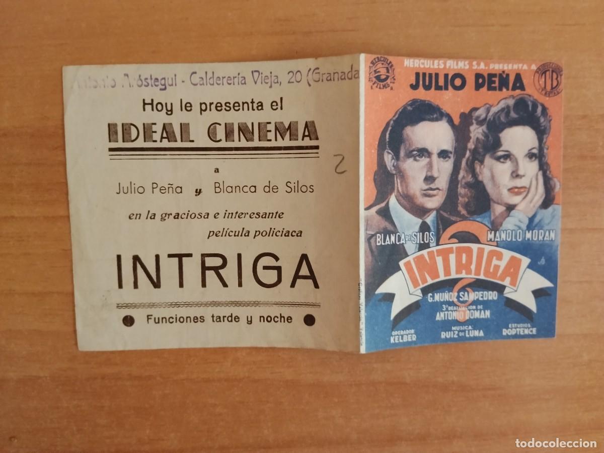 Cine: TURQ-PROGRAMA DE CINE --INTRIGA