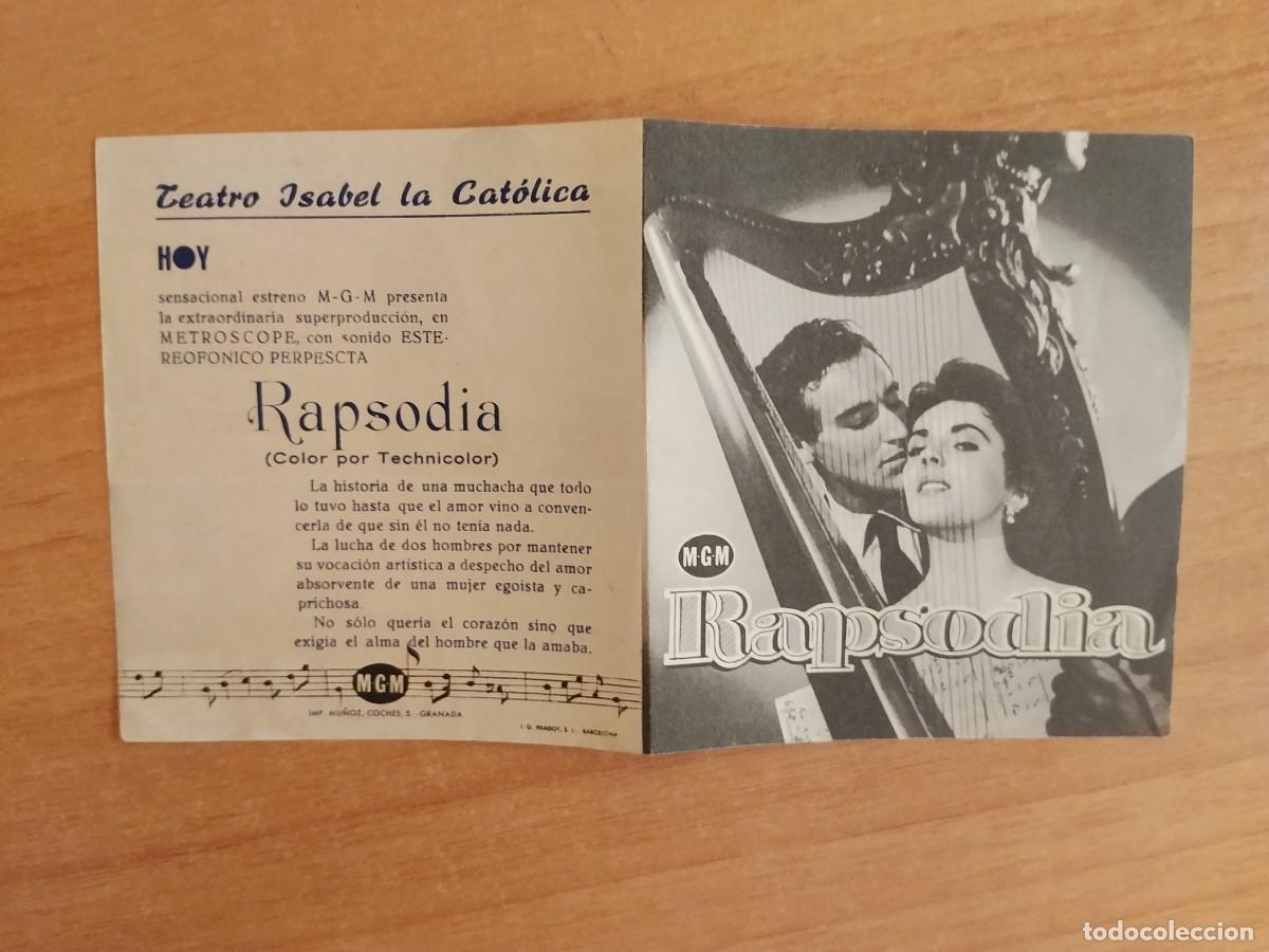 Cine: TURQ-PROGRAMA DE CINE --RAPSODIA