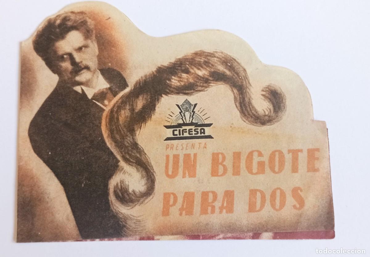 Cine: Programa de mano un bigote para dos - Foto 1