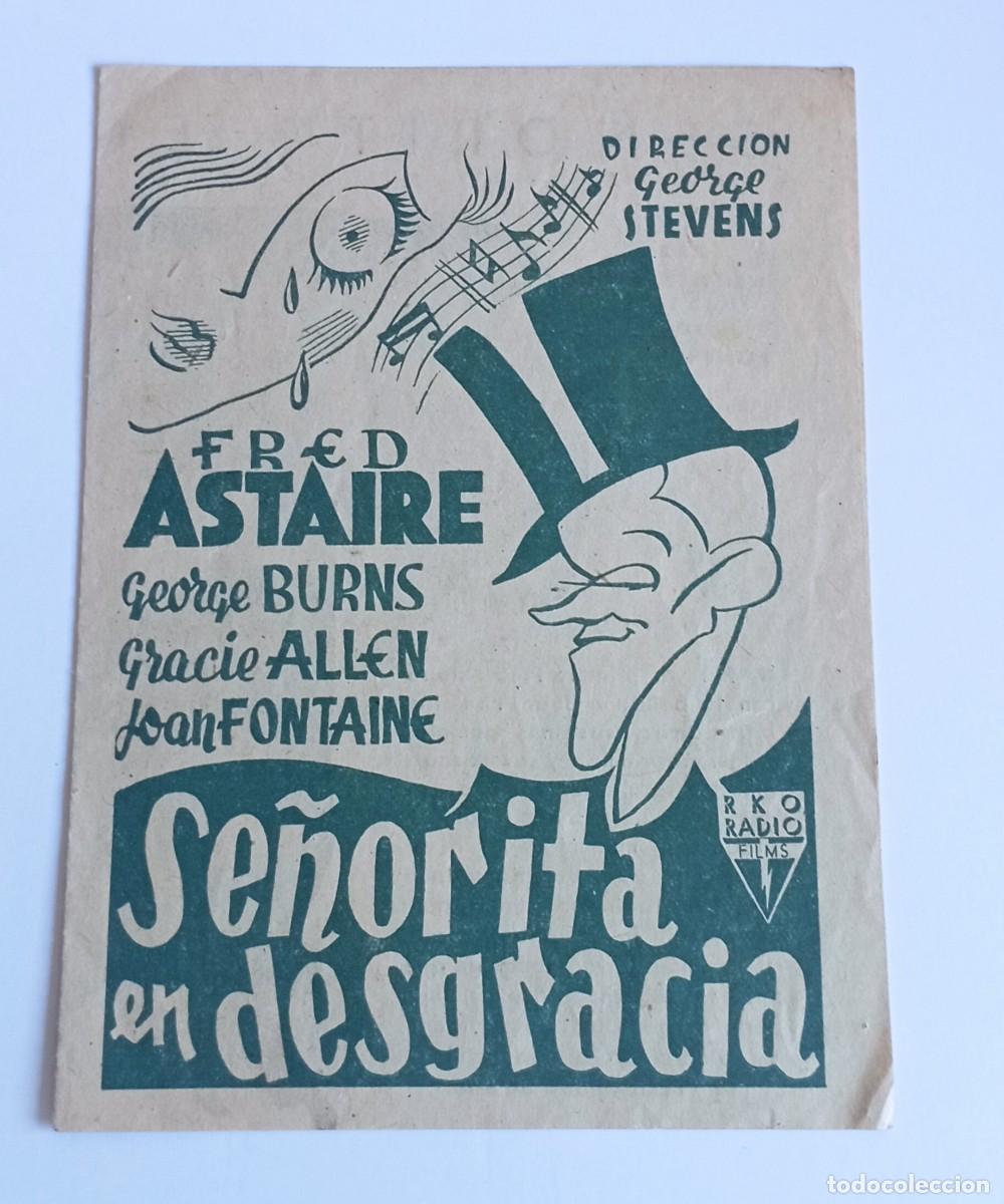 Cine: Programa de mano Se&ntilde;orita en Desgracia - Foto 1