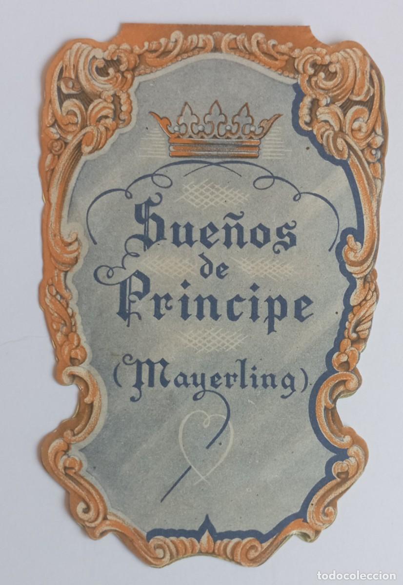 Cine: Programa de mano Sue&ntilde;os de Principe