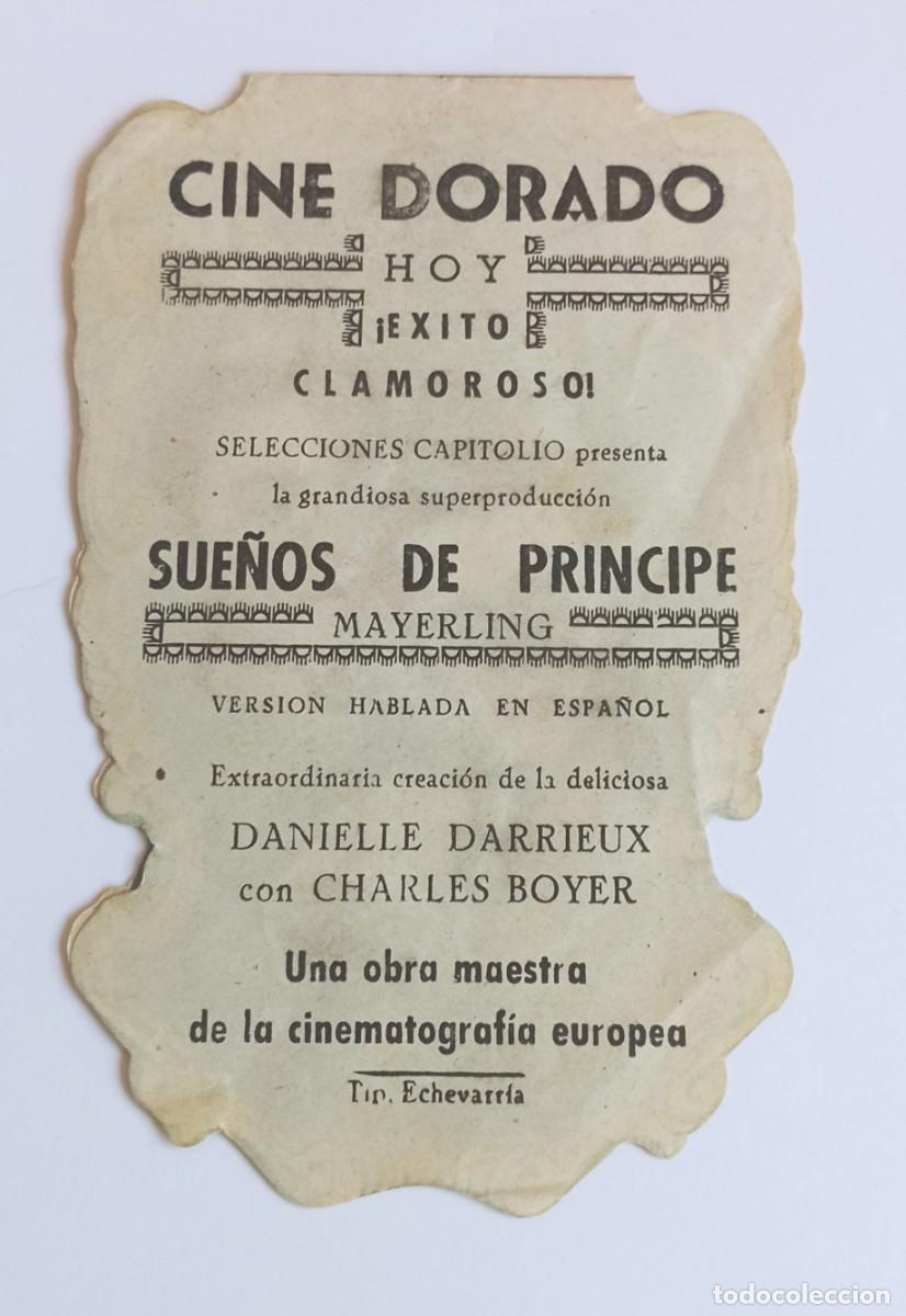 Cine: Programa de mano Sue&ntilde;os de Principe - Foto 2