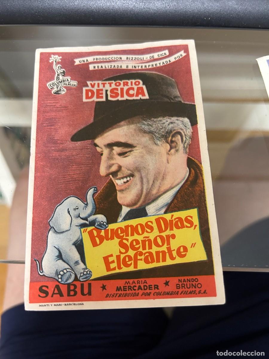 Cine: &ordm;207 buenos dias, se&ntilde;or elefante sello orihuela buen estado como se ve