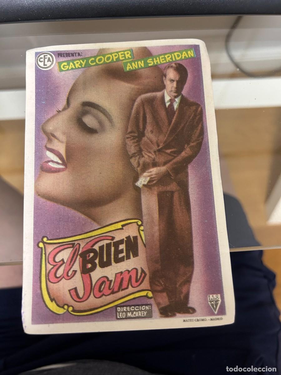 Cine: &ordm;208 el buen sam cinema goya zaragoza con publicidad buen estado