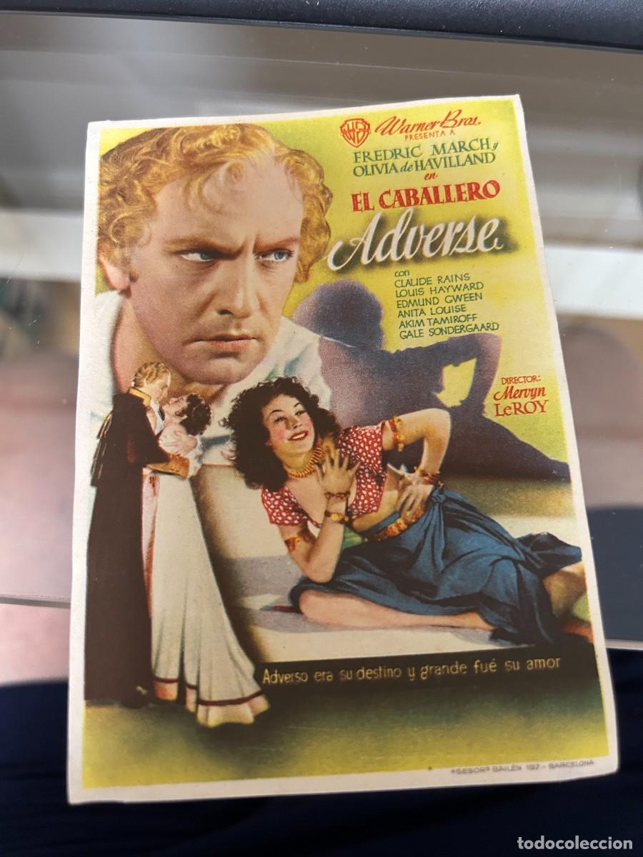 Cine: &ordm;213 el caballero adverse sin publicidad buen estado