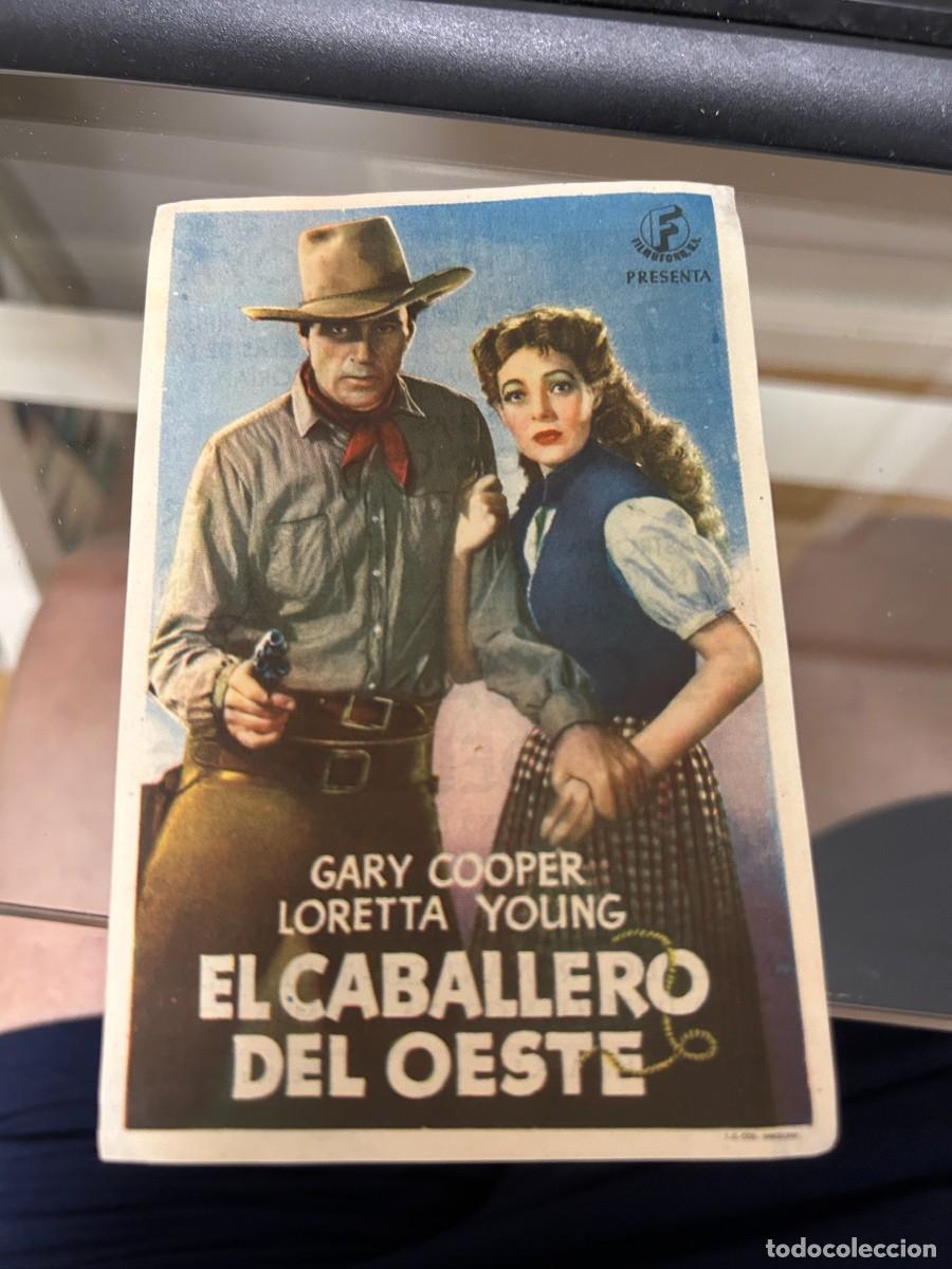 Cine: &ordm;217 el caballero del oeste cinema goya zaragoza con publicidad buen estado
