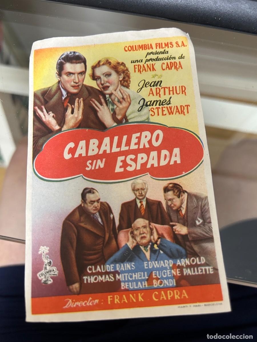 Cine: &ordm;222 caballero sin espada sin publicidad buen estado