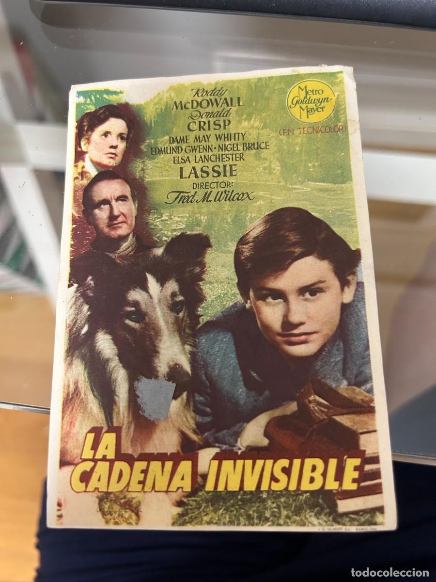 Cine: &ordm;224 cadena invisible cine coliseum barcelona con publicidad buen estado
