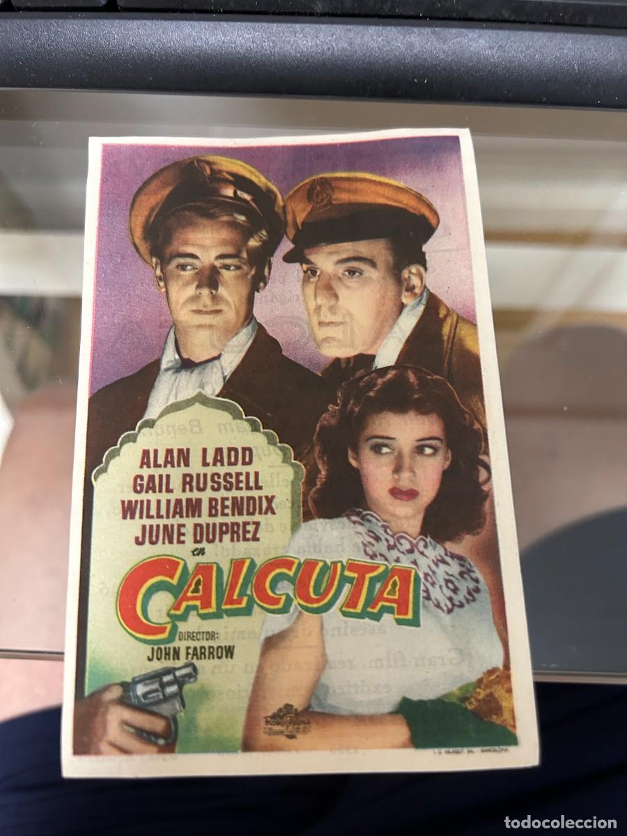 Cine: &ordm;226 calcuta cunema goya zaragoza con publicidad buen estado