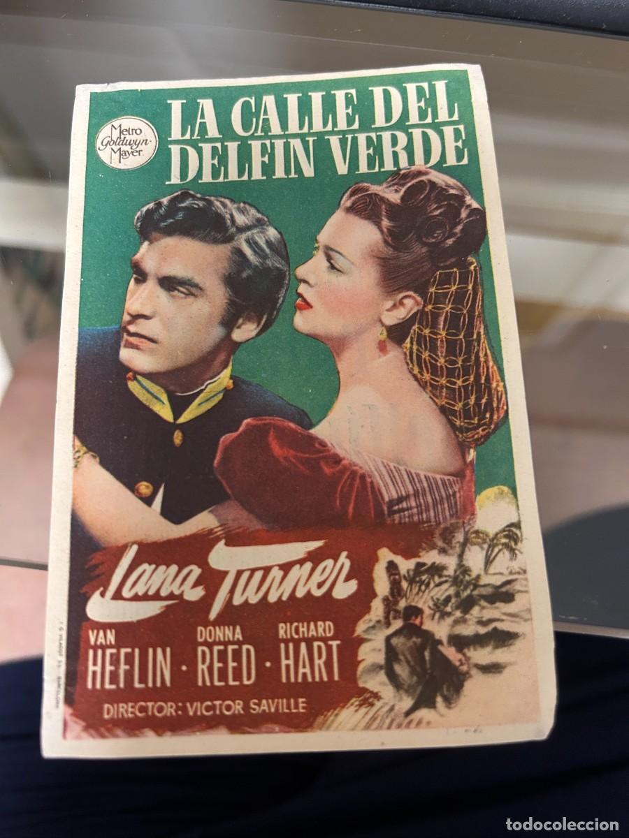 Cine: &ordm;228 la calle del delfin verde cine tivoli con publicidad buen estado