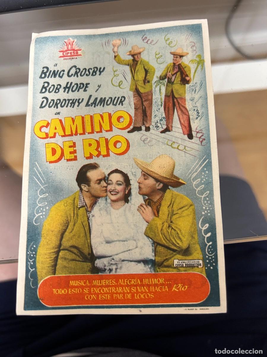 Cine: &ordm;237 camino de rio cine cordon burgos con publicidad buen estado