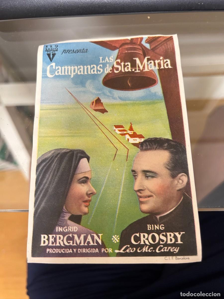 Cine: &ordm;244 las campanas de sta. maria sin publicidad buen estado