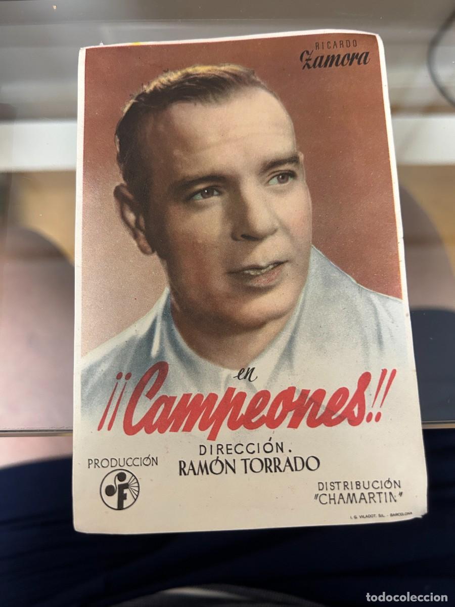 Cine: &ordm;247 &iexcl;campeones! ricardo zamora sin publicidad buen estado