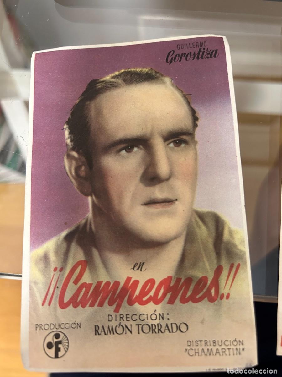 Cine: &ordm;250 &iexcl;campeones! guillermo gorostiza sin publicidad buen estado