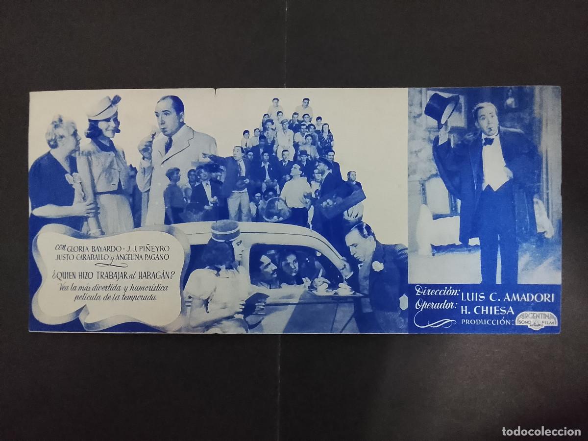 Cine: Folleto de mano de la pel&iacute;cula El harag&aacute;n de la familia (Pepe Arias)