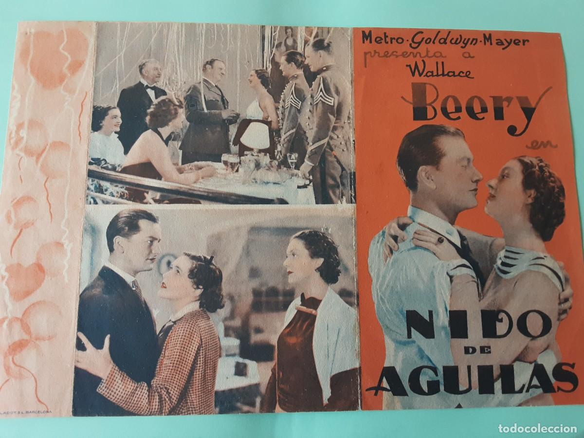 Kino: NIDO DE &Aacute;GUILAS, WALLACE BEERY. PROGRAMA DOBLE M.G.M.
