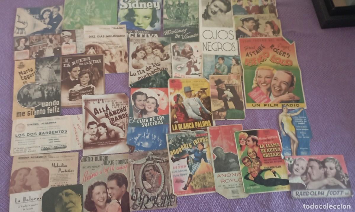 Cine: Lote de 165 programas de mano muy variado - Foto 4