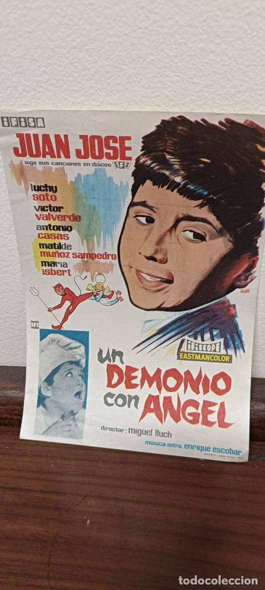 Folhetos de m&atilde;o de filmes antigos de cinema: Un demonio con angel