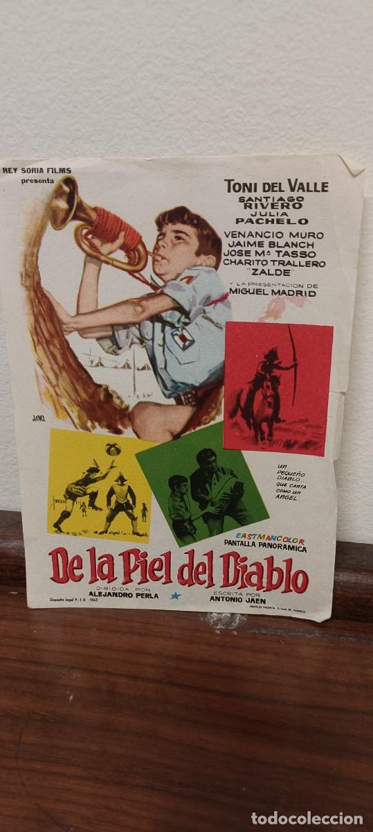 Folhetos de m&atilde;o de filmes antigos de cinema: De la piel del diablo