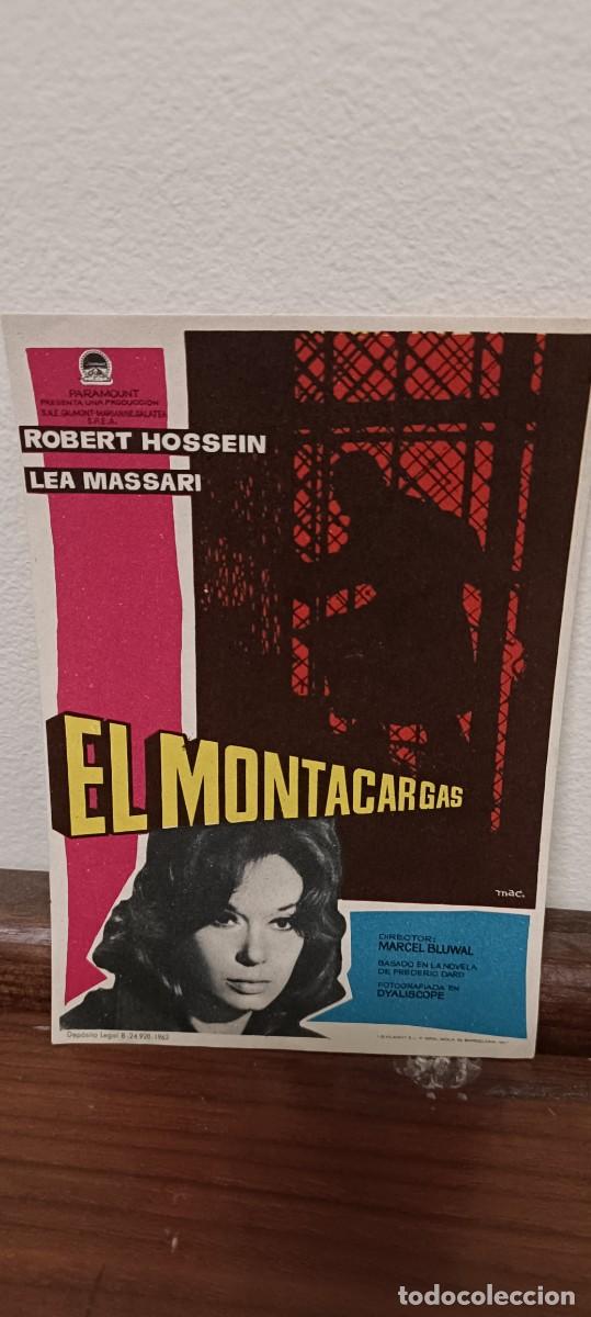 Cine: El montacargas.Programa de cine