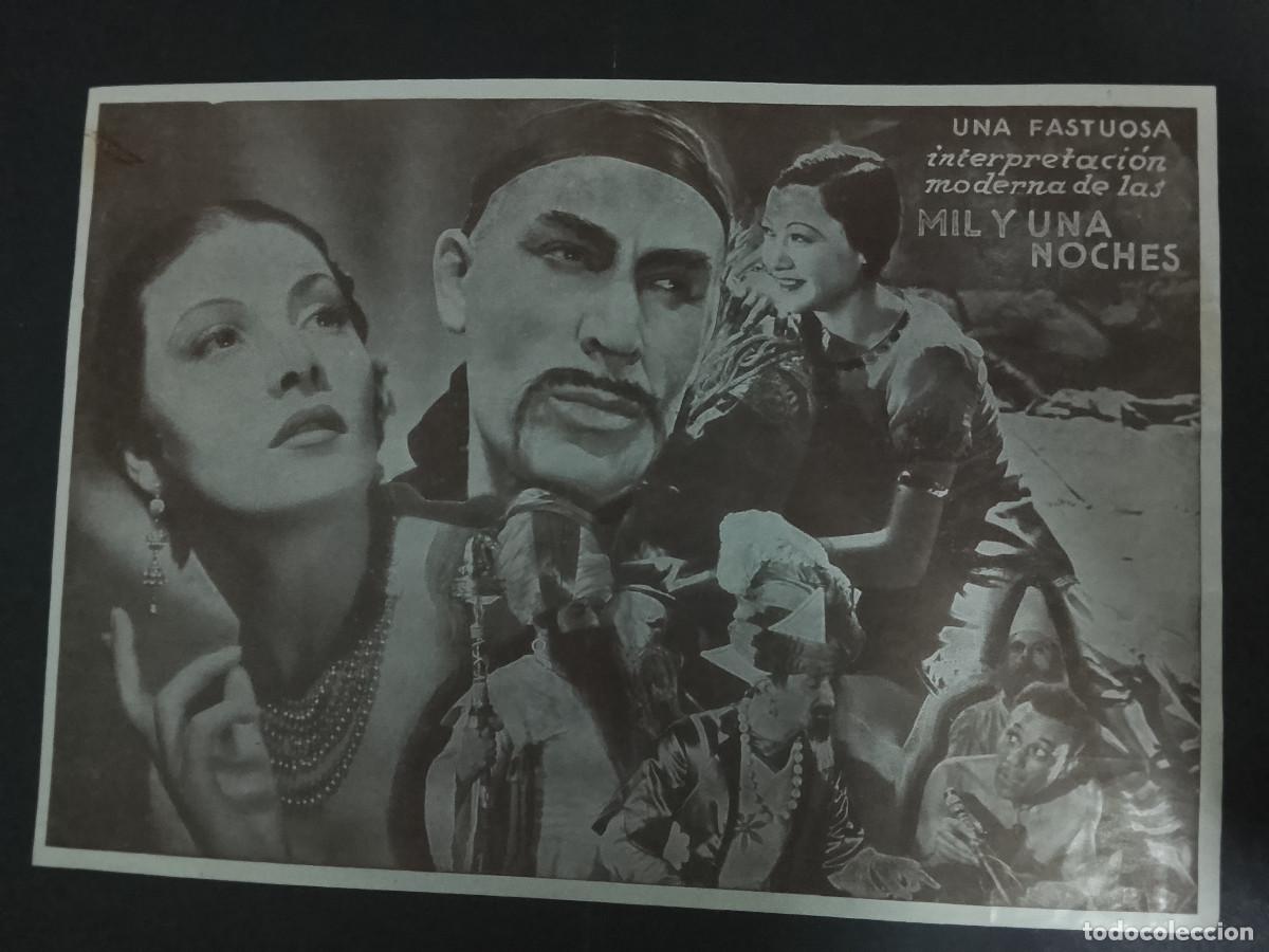 Cine: Folleto de mano de la pel&iacute;cula Chu-Chin-Chow