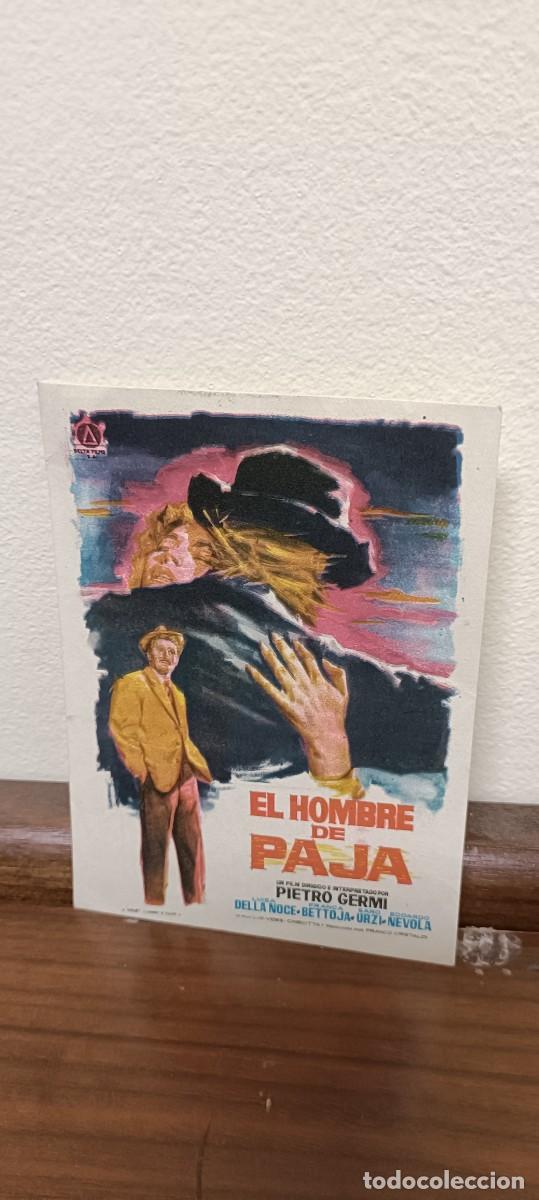  Foglietti di film di film antichi di cinema: El hombre de paja.Folleto cine