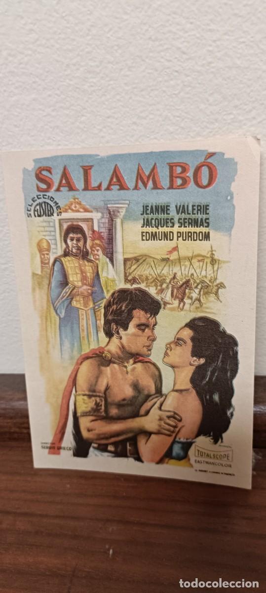  Flyers Publicitaires de films Anciens: Salambo.Folleto de mano